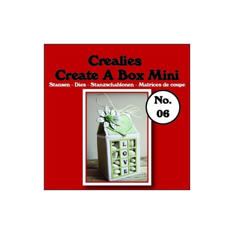 Crealies Create A Box Mini no. 06 Milk carton 105x125mm