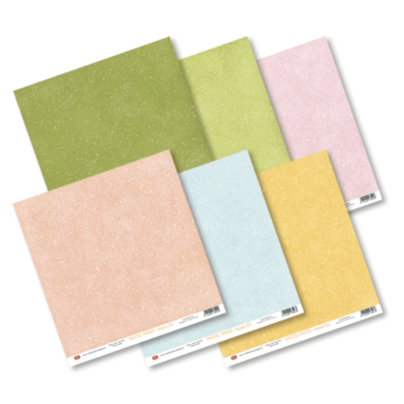 Craft&You Design 6st Base paper set 12×12 ”Pastel” CPS-PPBASE30