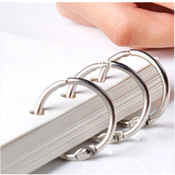 Joy! Crafts  12 st Bok bindnings ringar 30mm Silver
