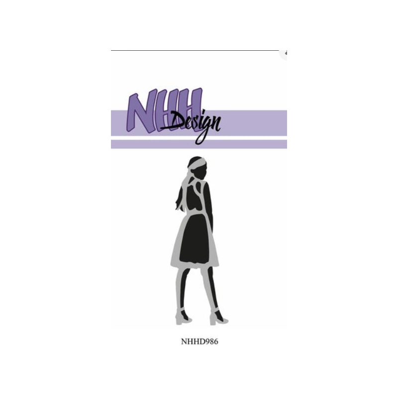 NHH Design Dies - NHHD986 - Layered Dies -Young woman