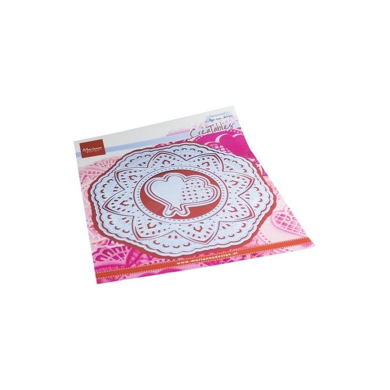Marianne D Creatable Anja‘s elegant circle with hearts LR0852 134.5x135.5mm
