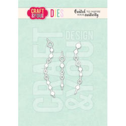 Craft & You Dies "Decorative Hanging Strips 2" CW284