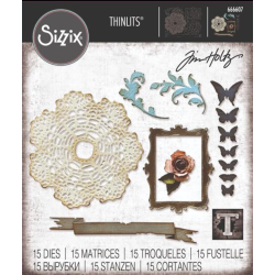 Sizzix/Tim Holtz Thinlits Die "Vault - Boutique" 666607