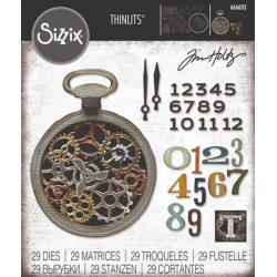 Sizzix/Tim Holtz Thinlits Die "Vault - Watch Gears" 666603