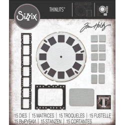 Sizzix/Tim Holtz Thinlits Die "Vault - Picture Show" 666602