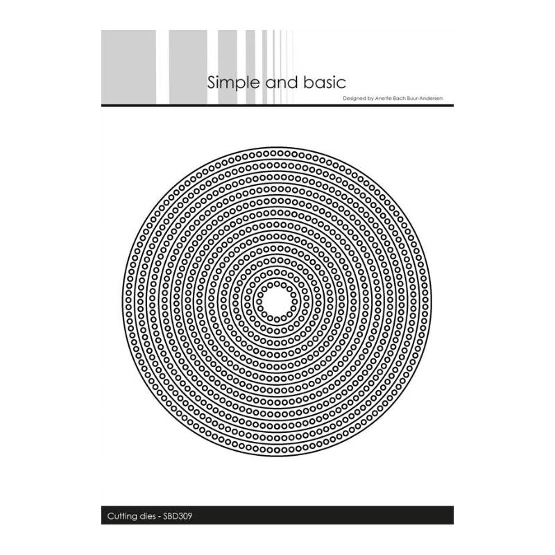 Simple and Basic die "Circle Edges - Circle" SBD309