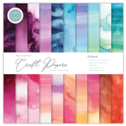 Craft Consortium - 8x8 The Essential Craft Papers  - Ombré