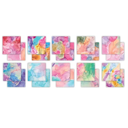 Craft Consortium 8x8 The Essential Craft Papers - Ink Drops - Candy