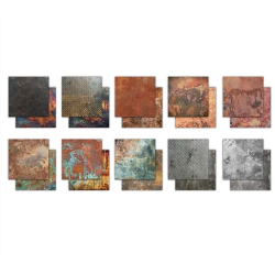 Craft Consortium 8x8  The Essential Craft Papers  - Metal Textures