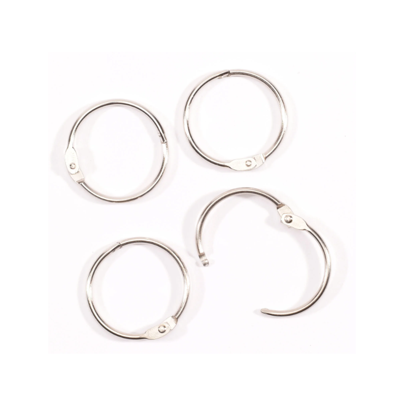 Vaessen Creative • Book Binding Rings 32mm Silver 12pcs
