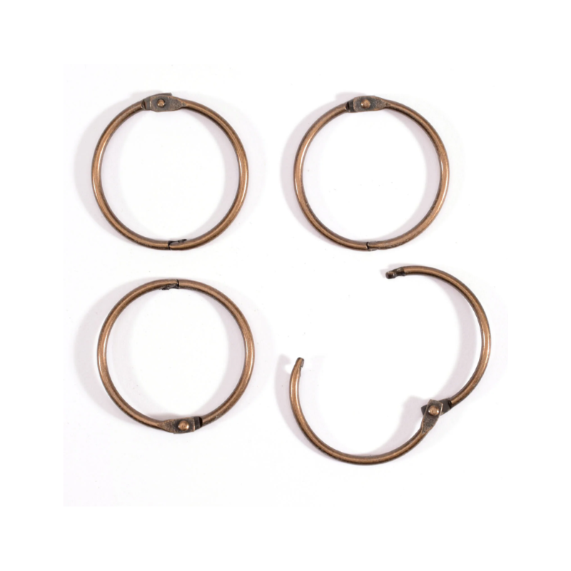 Vaessen Creative • Book Binding Rings 38mm Copper 12pcs
