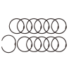 Vaessen Creative • Book Binding Rings 50mm Black 1pcs