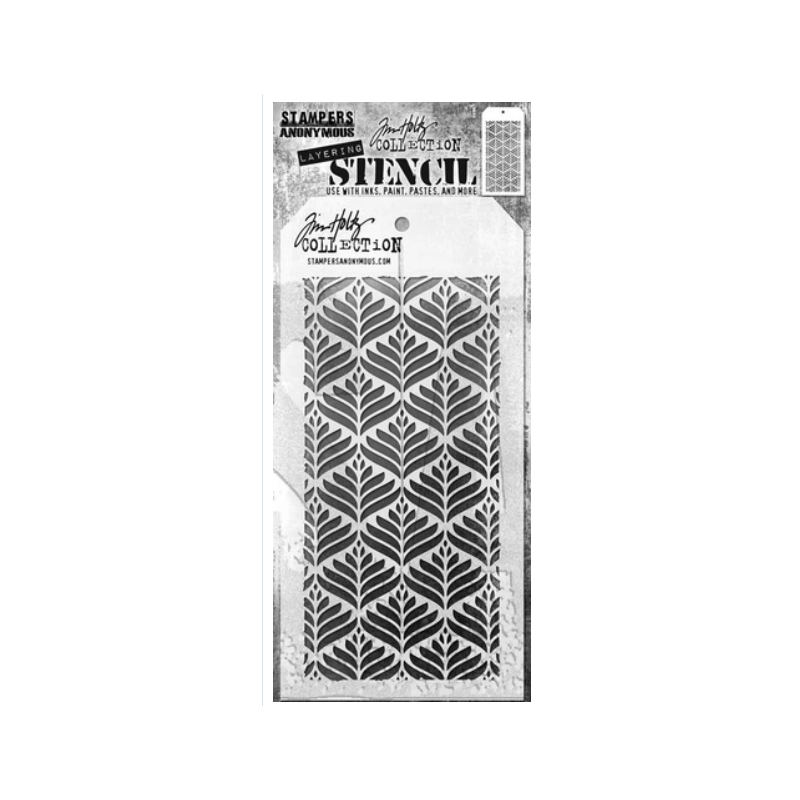SA / Tim Holtz Layered Stencils “Deco Leaf” TH-S181