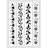 Viva Décor 400401100 Christmas Border Flex Stencil Set A5