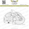 Leslia Stamp "Girl elf with a fox"