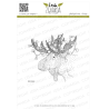 Lesia Stamp "Christmas moose"