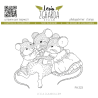 Lesia Stamp "Daddy Mouse with Baby Mice"