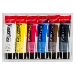 Amsterdam • Standard Series Acrylic Paint Primary Set 6x20ml
