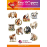 Easy 3D Toppers "Beautiful Horses" HC13940