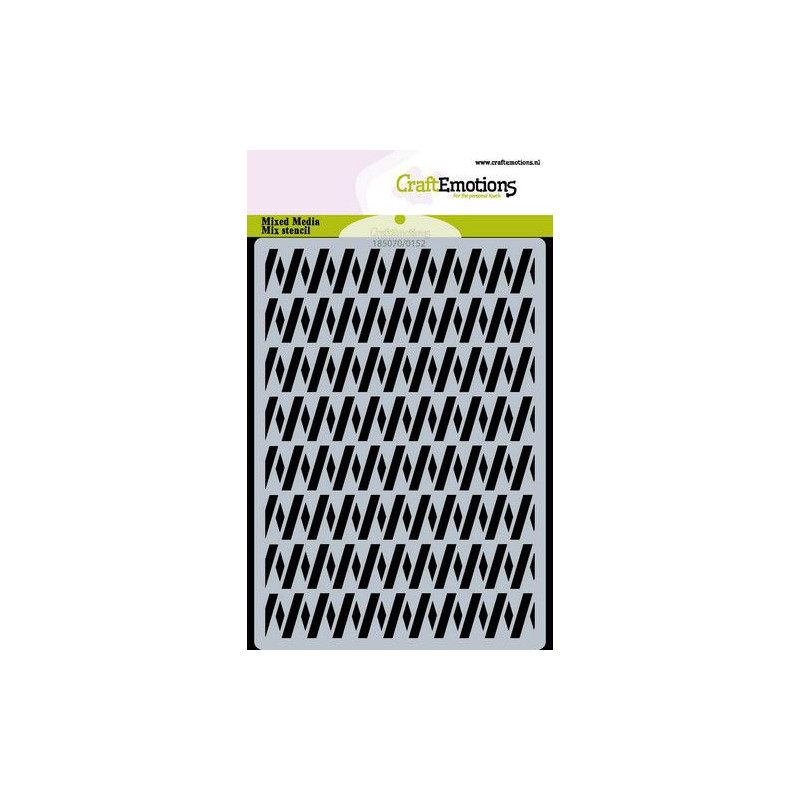 CraftEmotions Mask stencil zigzag A6