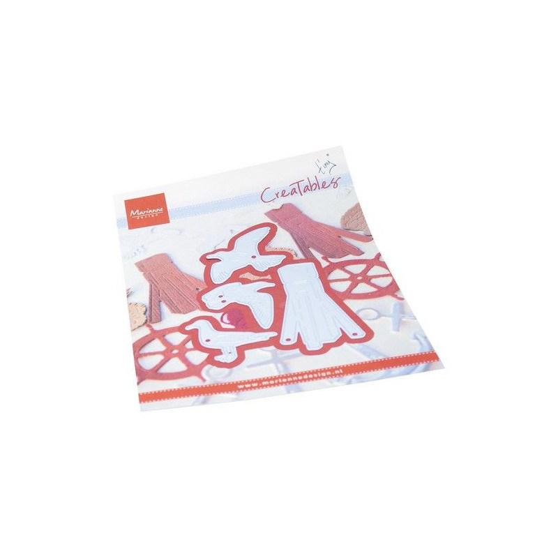 Marianne D Creatable Tiny‘s Beach pole & Gulls LR0859 71x93mm