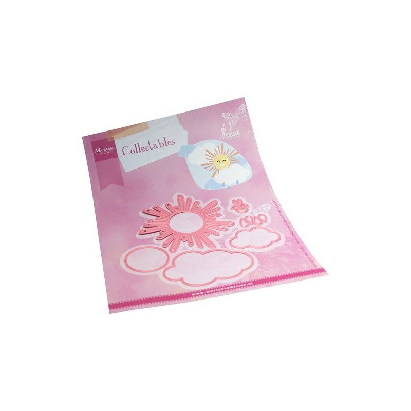 Marianne D Collectable Sun & clouds by Marleen COL1543 88x114mm