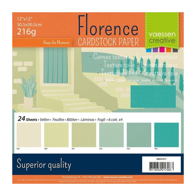 Cartoncino Florence Liscio 216 Gsm | 60 Fogli Formato 30,5x30,5 Cm | Colori Natale Per Scrapbooking E Biglietti