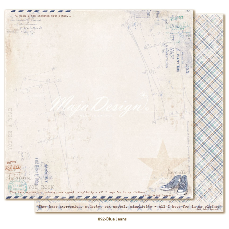 Maja Design 1st Ark Denim & Friends - Blue Jeans 30,5x30,5