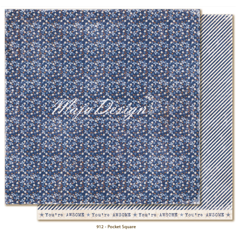 Maja Design 1st Ark Denim & Friends - Pocket square 30,5x30,5