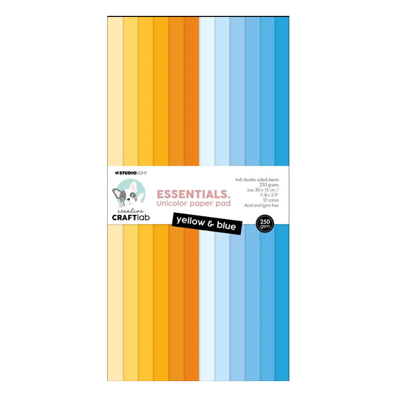 Studio Light Paper Pad "Yellow & Blue" CCL-ES-UPP178