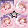 Paper Favourites Paper Pack "Sleeping Girl & Boy" PF285