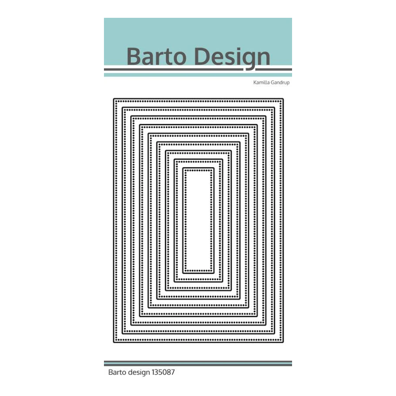Barto Design Dies "Dotted Rectangle" 135087