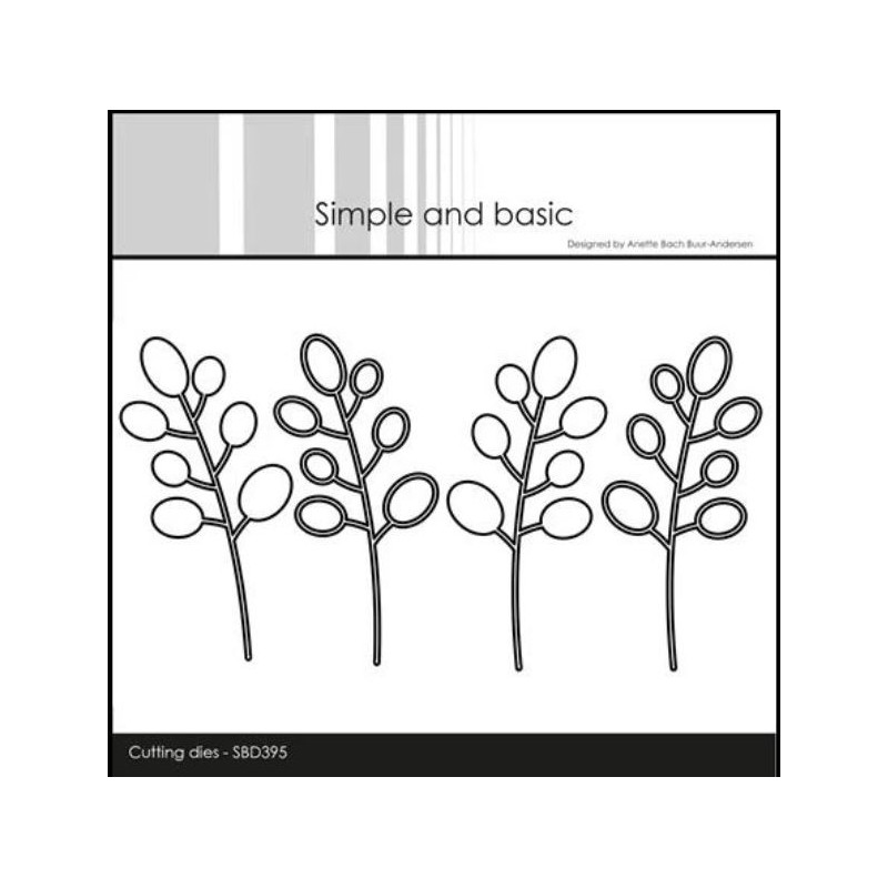 Simple and Basic die "Bubble branches" SBD395