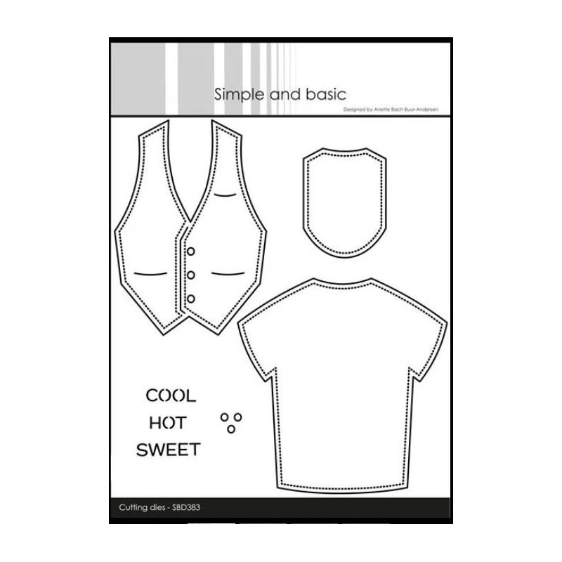 Simple and Basic die "Waistcoat and T-shirt" SBD383