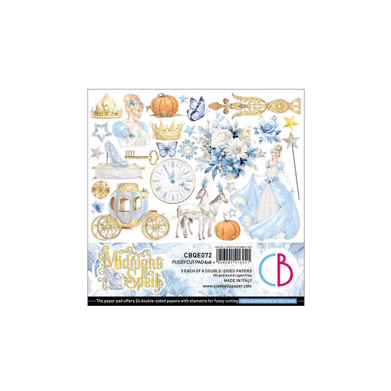 Ciao Bella 6"X6" MIDNIGHT SPELL FUSSY CUT PAD