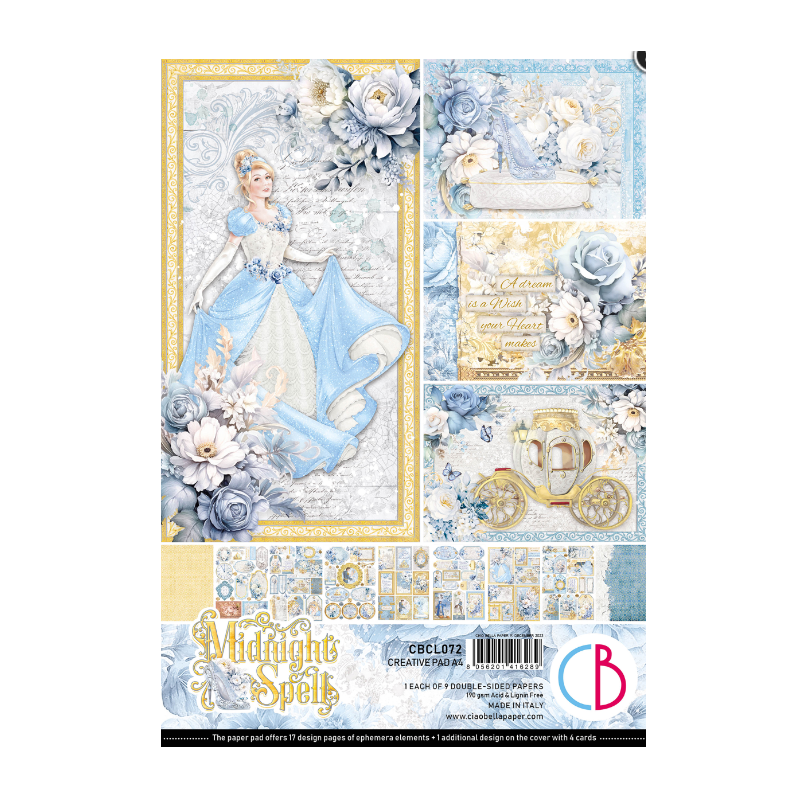 ciao Bella MIDNIGHT SPELL CREATIVE PAD A4