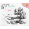 Nellie's Choice • Idyllic Floral Scenes Clear Stamps Well