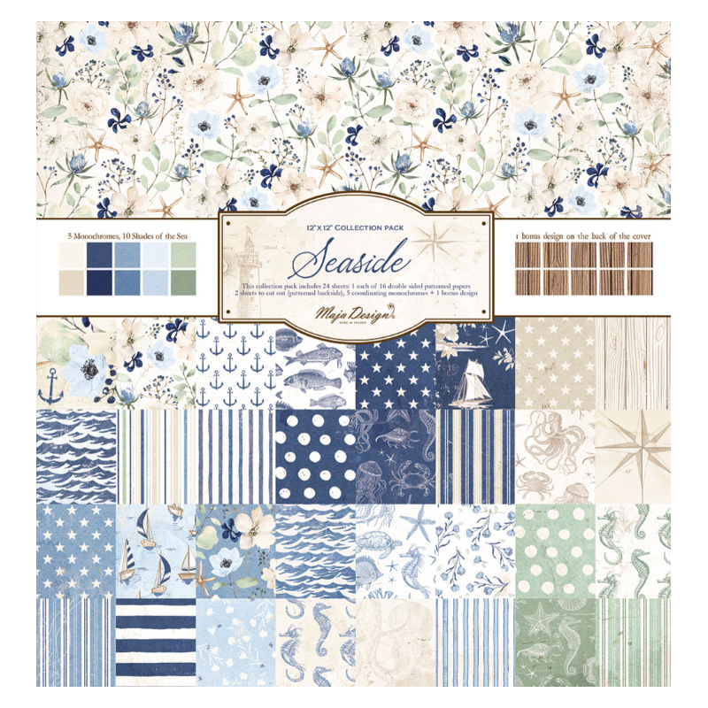 Maja Design 12x12 Seaside - Collection pack 30,5x30,5 cm