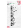 Nellie's Choice • Idyllic Floral Scenes Clear Stamps Slimline Meadow with Butterflies