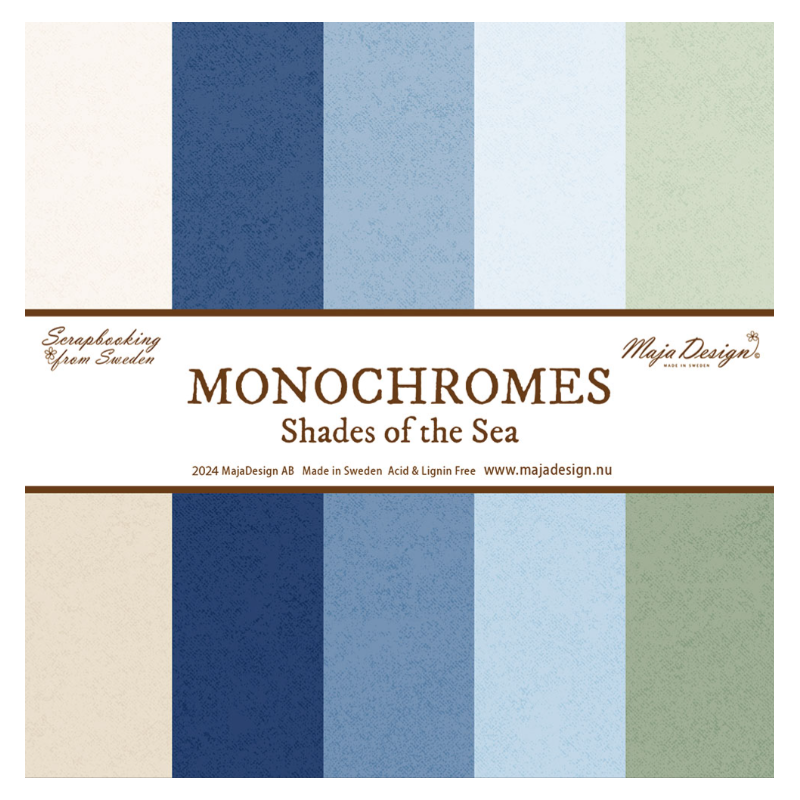 Maja Design Monochromes - Shades of the Seaside Hel kollektion 12x12