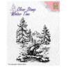 Nellie's Choice • Winter Time Clear Stamps Winter Waterfall