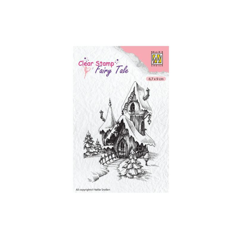 Nellie's Choice • Fairy Tale Clear Stamps Fairy Winter Castle