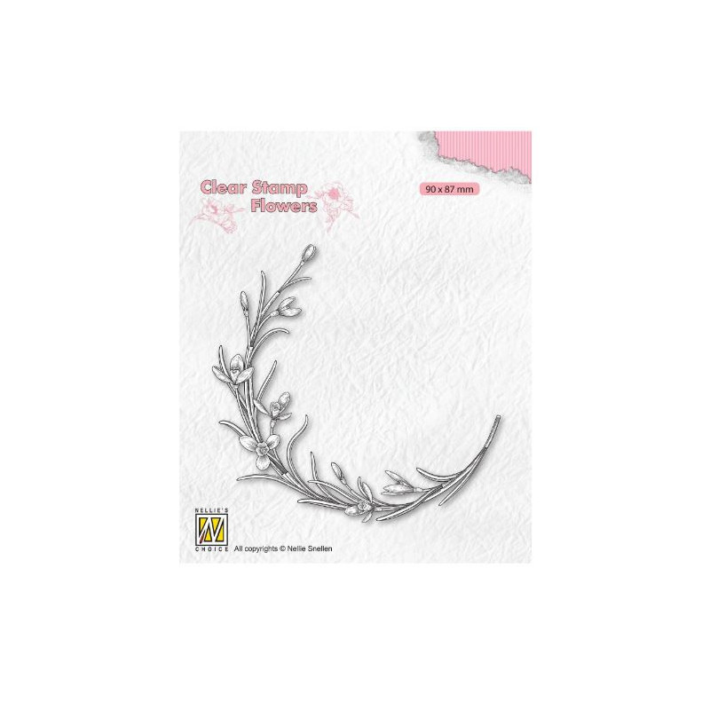 Nellie's Choice • Flowers Clear Stamps Blooming Twig