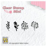 Nellie's Choice • Mini Clear Stamps Berries Branches