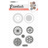 STUDIO LIGHT SET- CLEAR STAMP & DIE CUT nr.15 - BASICSDC15
