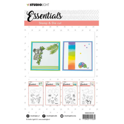 Studio Light Stamp & Die Cut A6 Essentials Animals nr 29 BASICSDC29