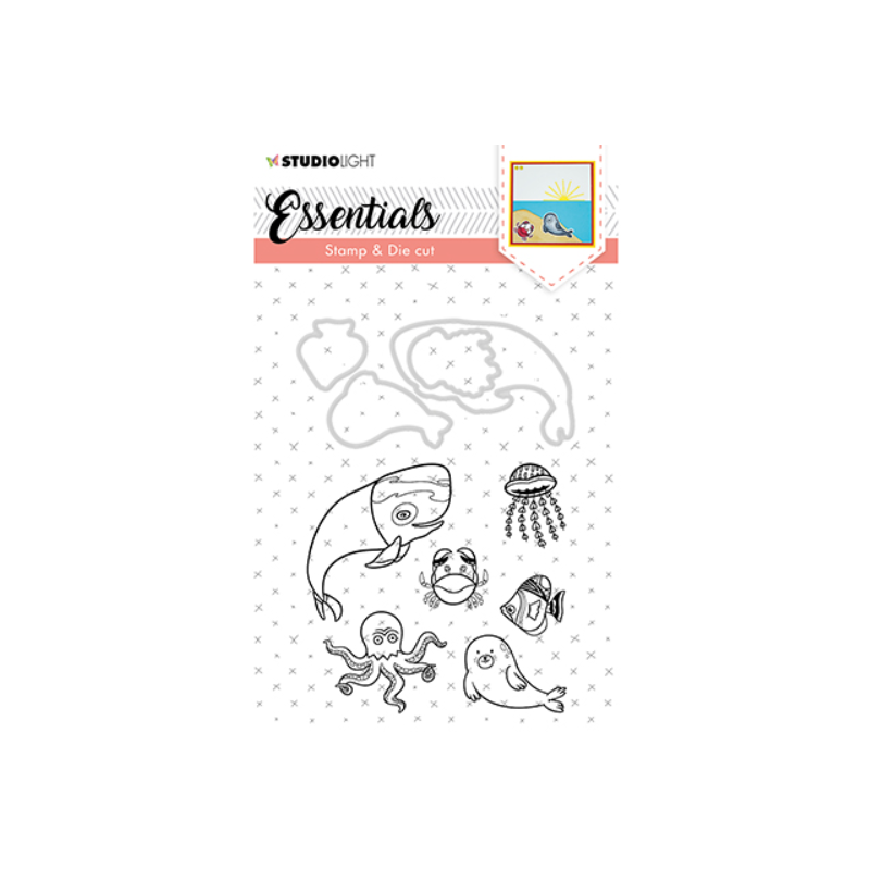 Studio light Stamp & Die Cut Essentials Animals nr.31