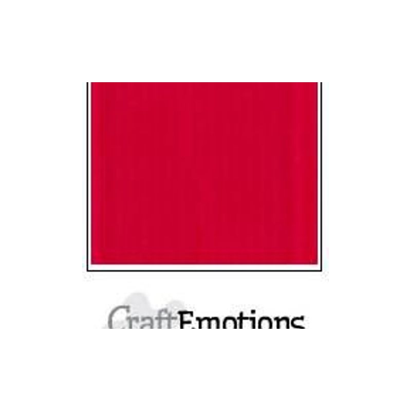 CraftE Cardstock Linen Scarlet 12"x12" / 10st