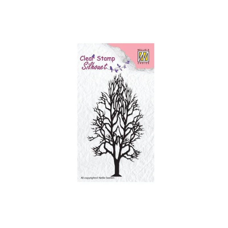 Nellie's Choice • Silhouet Clear Stamps Tree-2