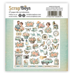 ScrapBoys  Elizabeth Double Sided Die Cut Elements (47pcs) (SB-ELIZ-12